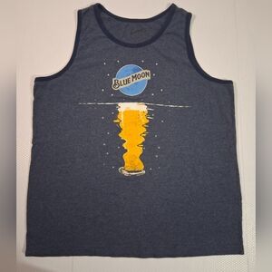 Blue Moon Men's Navy Tank Top